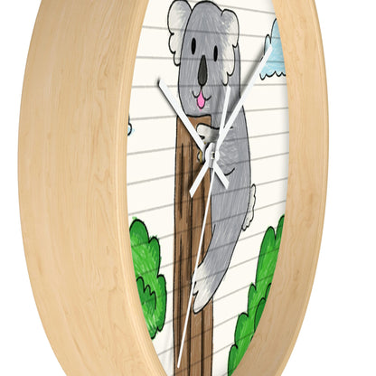 Koala Bear Animal Tree Climber Wall clock