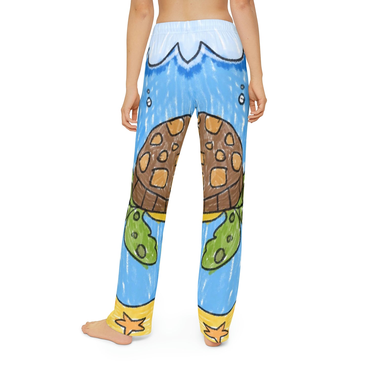 Pantalones de pijama para niños Sea Turtle Beach Sand Ocean 