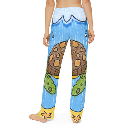 Pantalones de pijama para niños Sea Turtle Beach Sand Ocean 