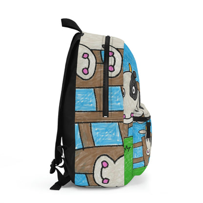 Cow Moo Farm Barn Animal Character Backpack