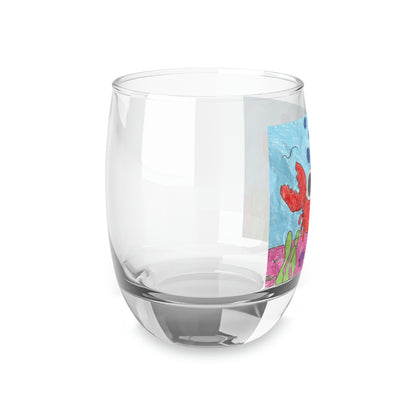 Lobster Crab Graphic Sea Lovers Whiskey Glass