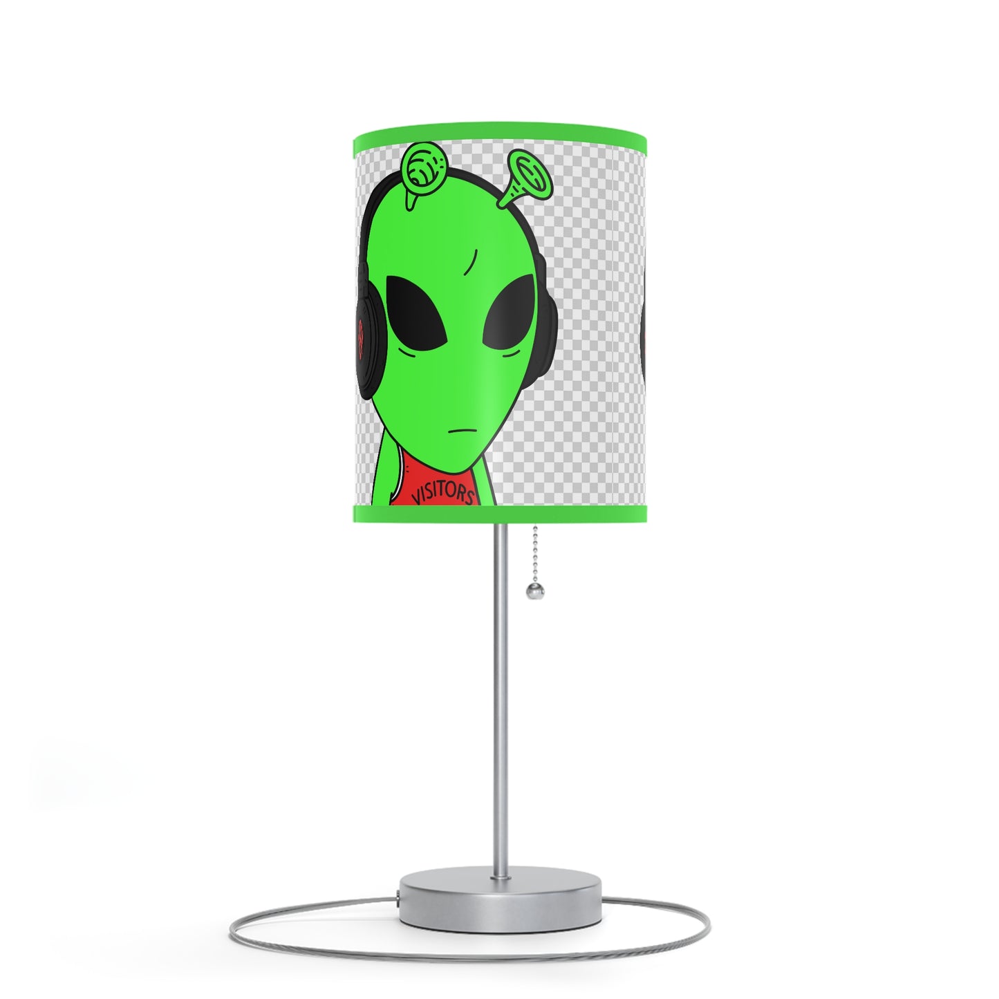 Alien Music Headphone Podcast Character Visitor Lamp on a Stand, US|CA plug