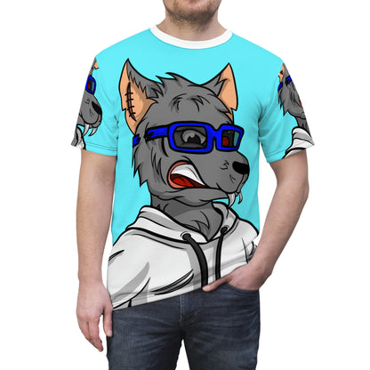 Wolve Fit Furry Animal Werewolf Unisex AOP Cut & Sew Tee