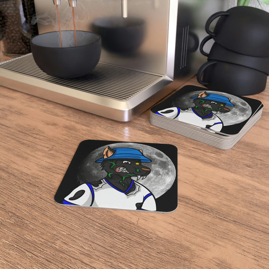 Full Moon Cyborg Werewolve Wolf Coasters (50, 100 pcs)
