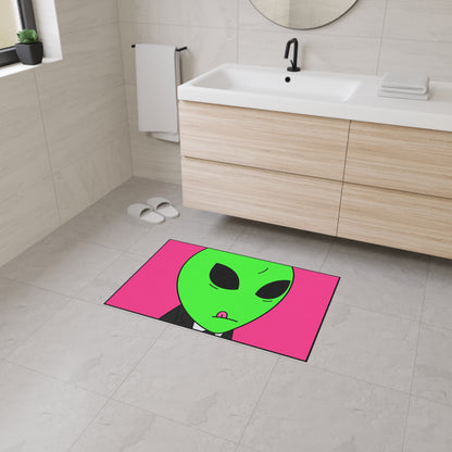 Alfombra de piso resistente Alien para visitantes de negocios