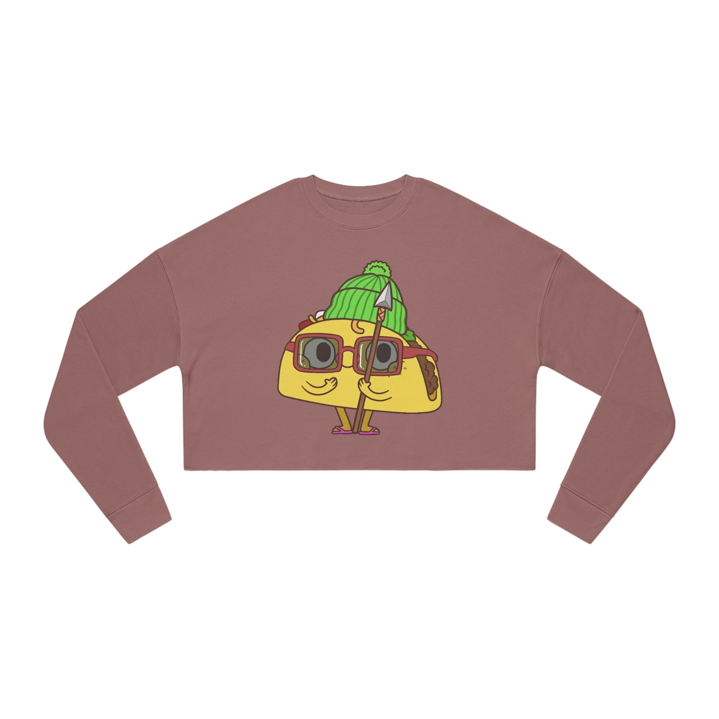 Tribal Taco Women's Cropped Sweatshirt