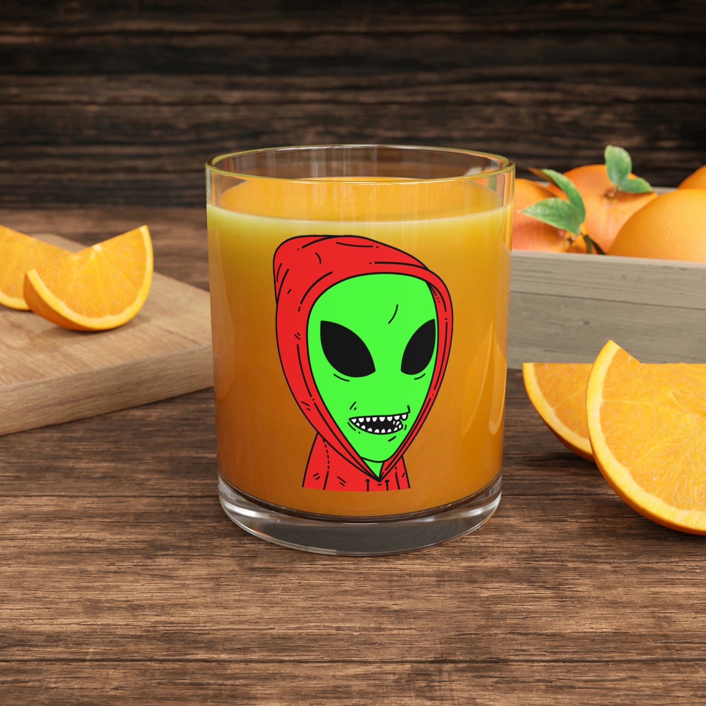 Alien Anon Visitor Bar Glass