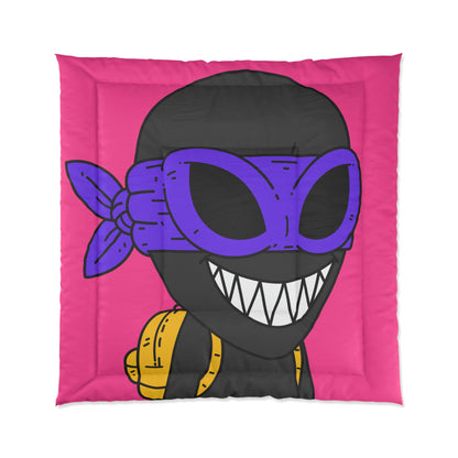 Dark Ninja Warrior Alien Visitor Comforter