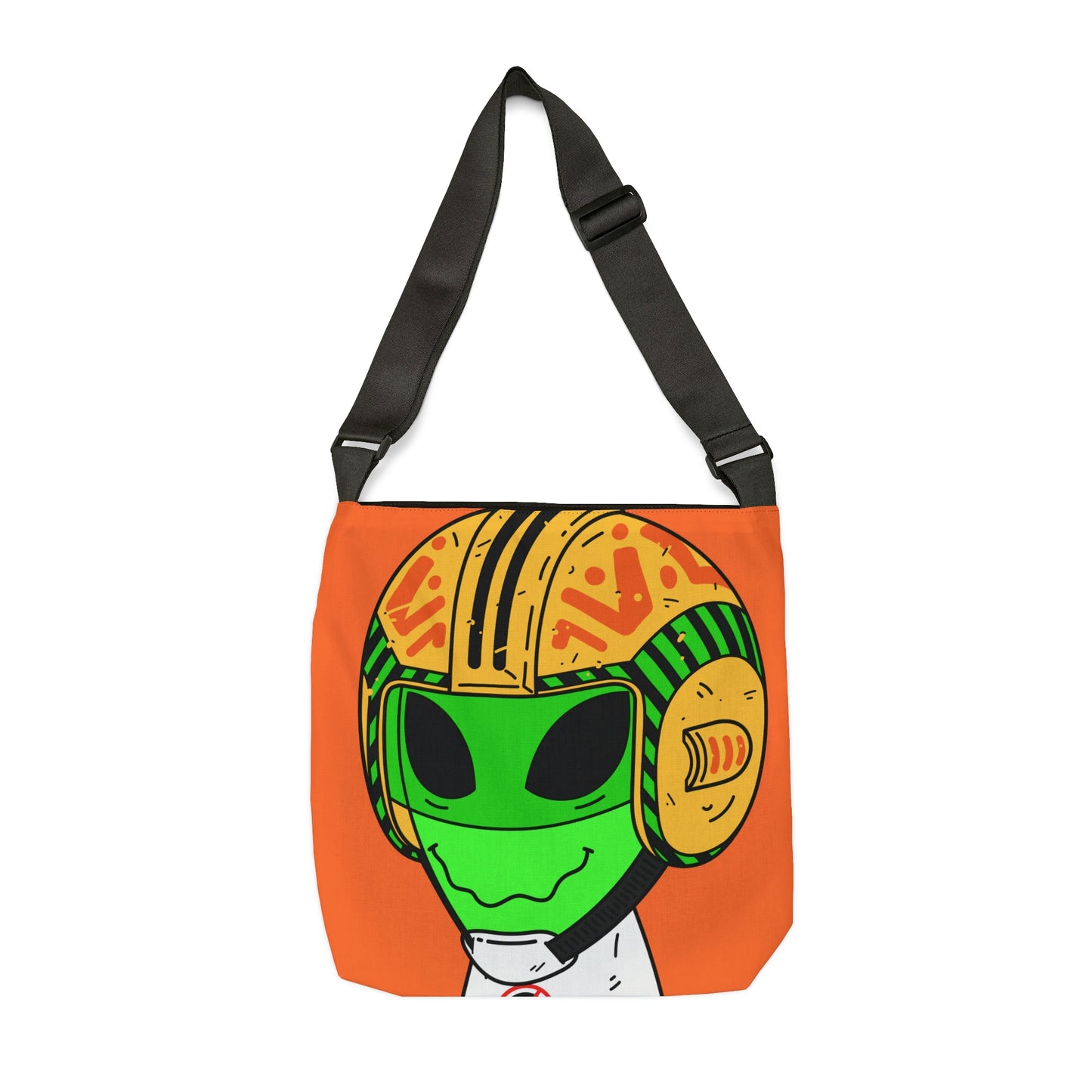 Space Alien Force Aviotor Pilot Visitor Bolsa de mano ajustable (AOP)