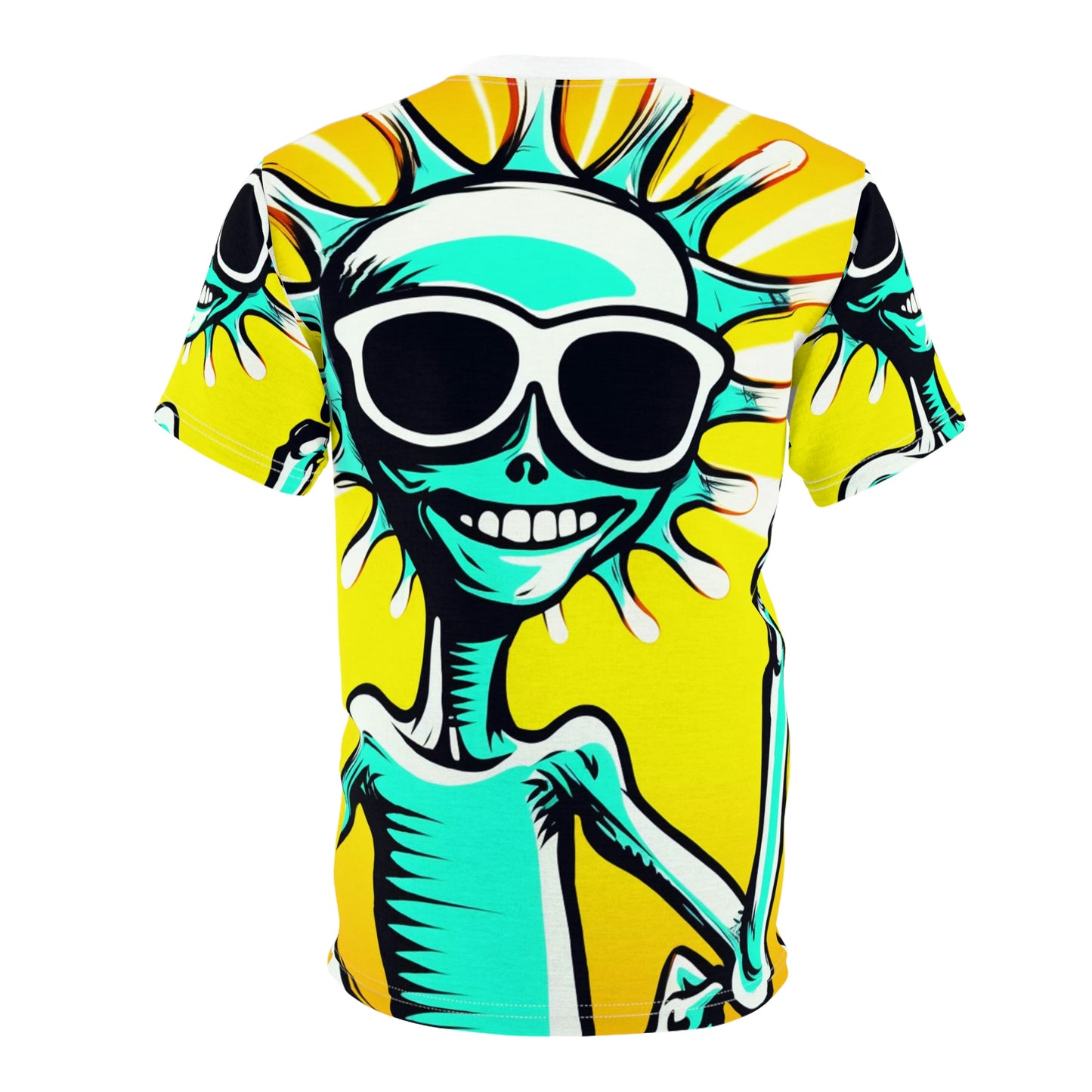 Chic Summer Extraterrestrial Anime Cartoon Unisex Cut & Sew Tee (AOP)