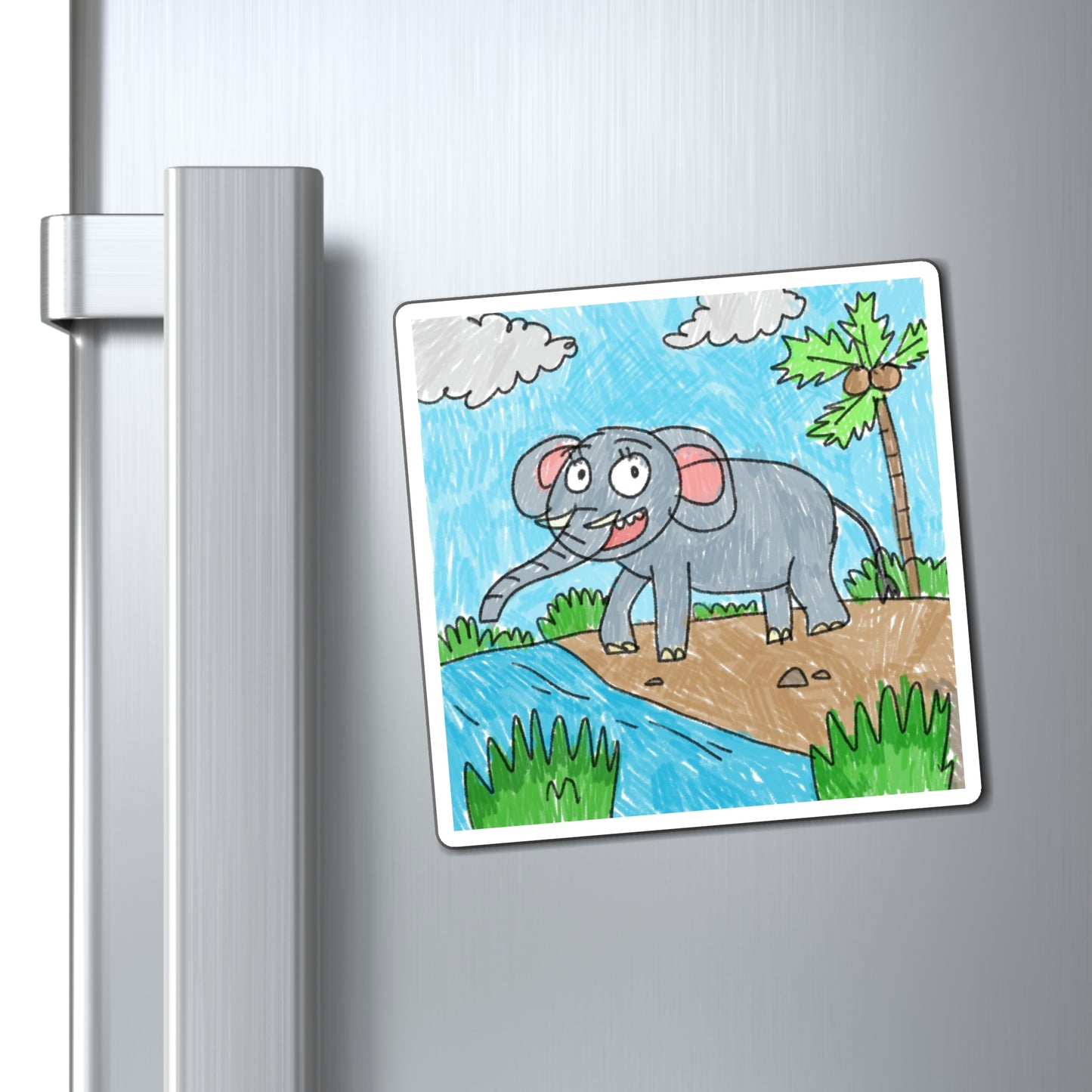 Elefante Elephant King Safari Animal Magnets