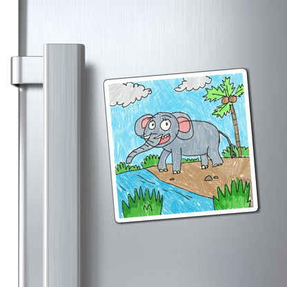 Elefante Elephant King Safari Animal Magnets