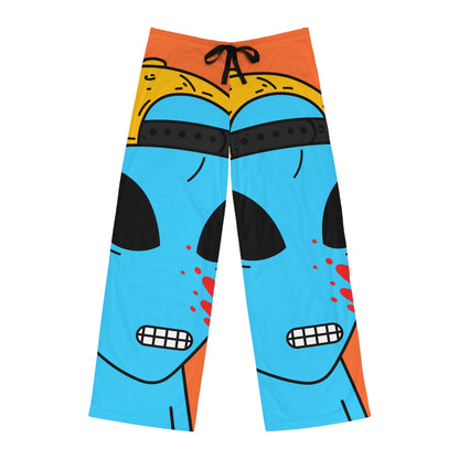 Pantalones de pijama para hombre Alien Blue Blood Visitor Space Galactic (AOP) 