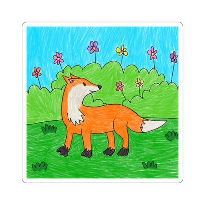 Fox Woodland Animal Foxy Kiss-Cut Stickers