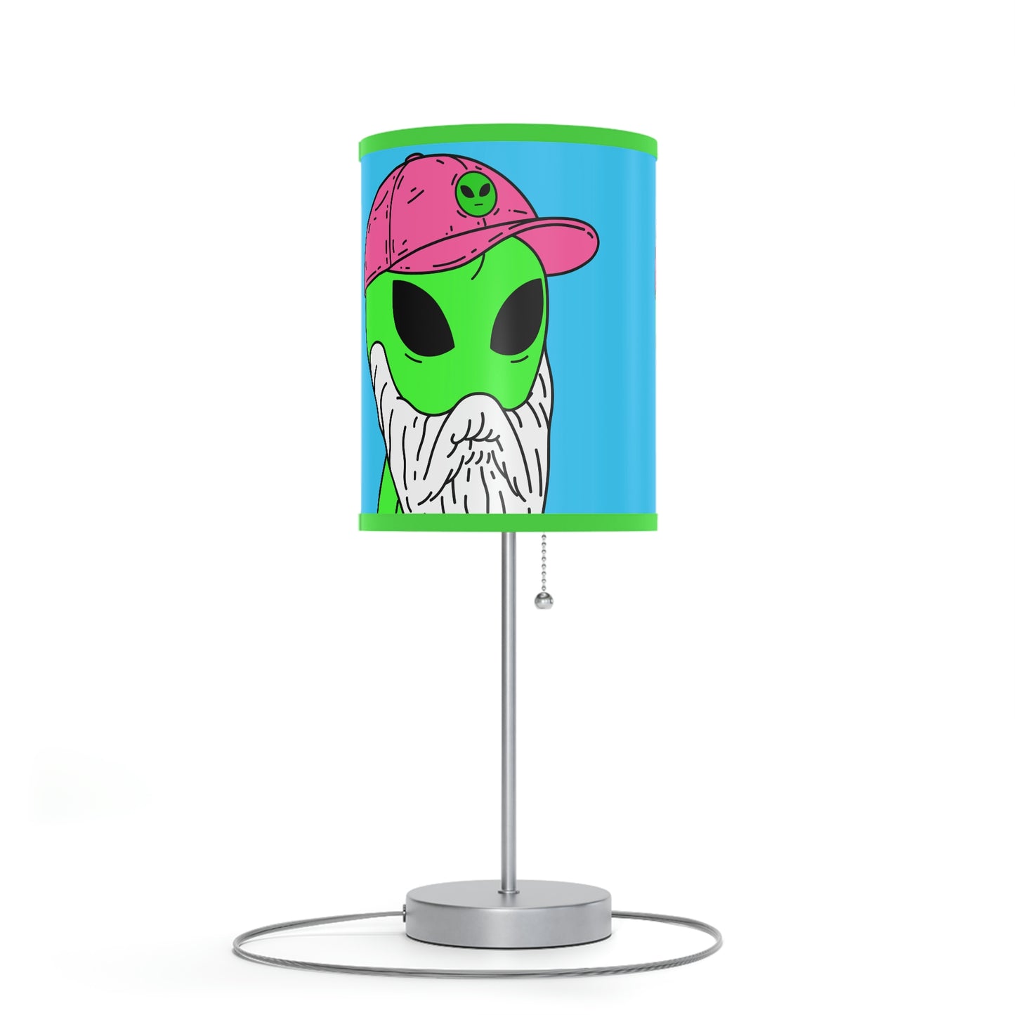 Alien Old Man Wizard Beard Visitor Cartoon Lamp on a Stand, US|CA plug