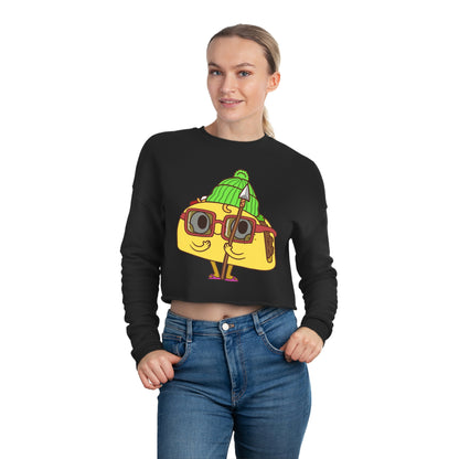 Tribal Taco Women's Cropped Sweatshirt