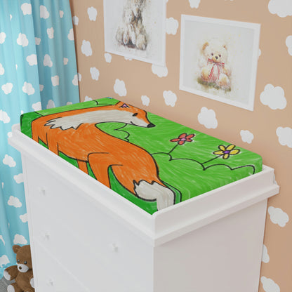 Fox Woodland Animal Foxy Baby Changing Pad Cover