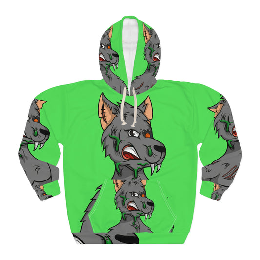 Werewolf Wolve Anime Cartoon AOP Unisex Pullover Hoodie