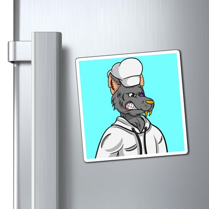 Chief Chef Cook Wolf Werewolve Cyborg Magnets