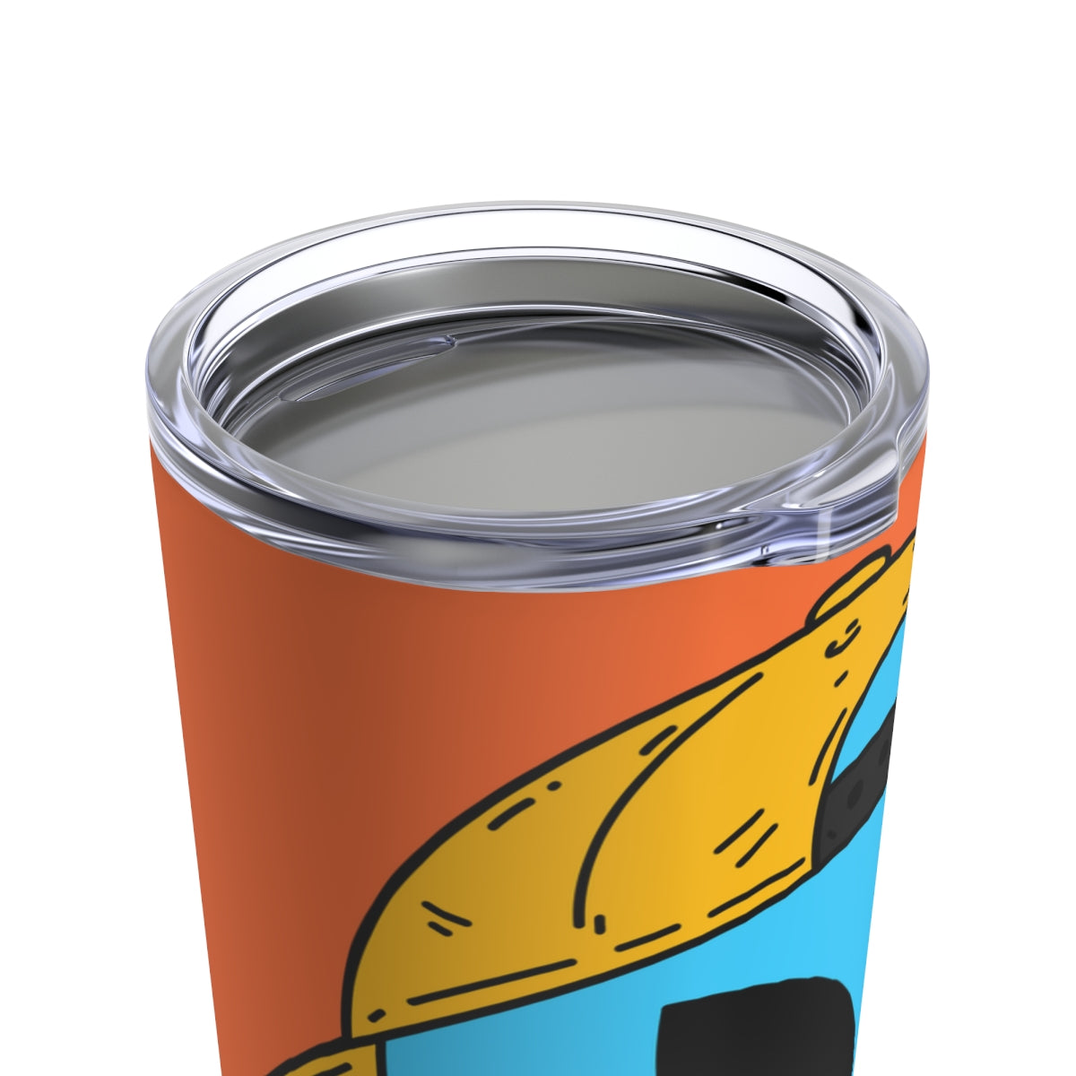 Blue Blood Visitor Alien Cartoon Tumbler 20oz