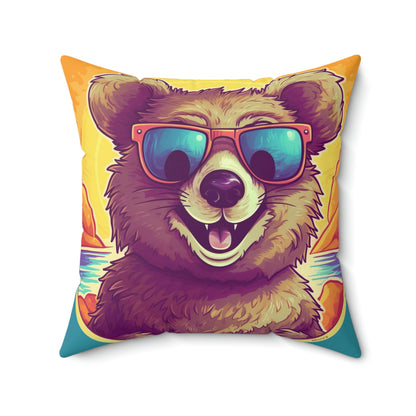 Quokka Animal Culture Character Anime Spun Polyester Square Pillow