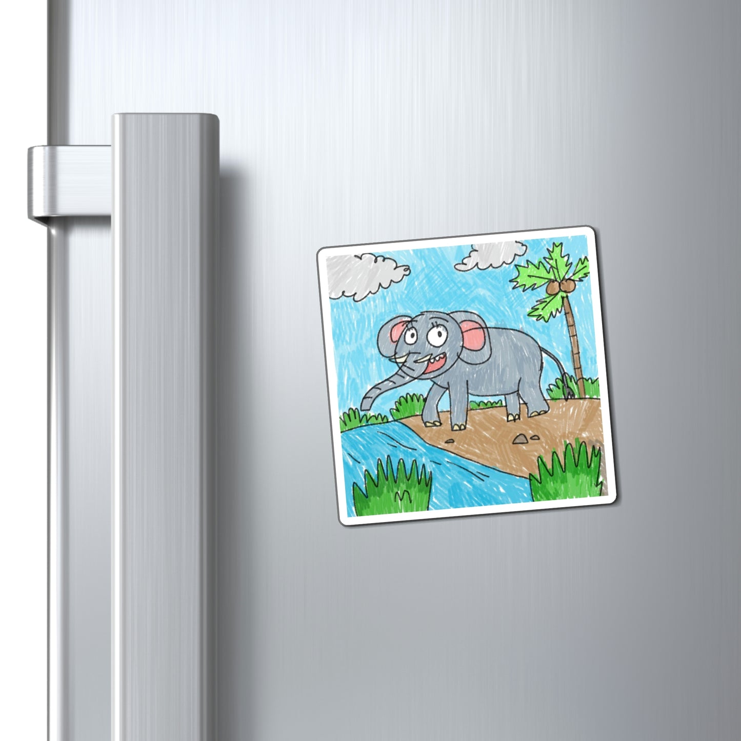 Elefante Elephant King Safari Animal Magnets