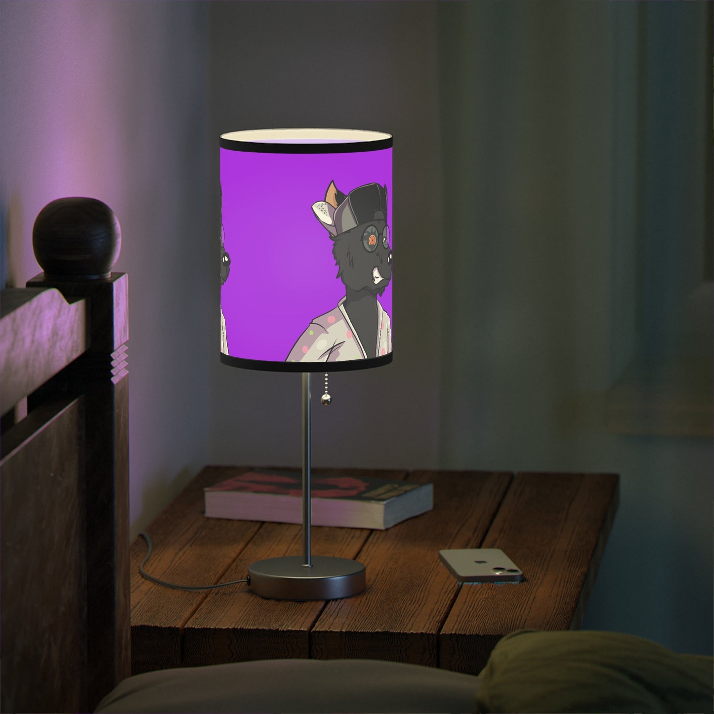 Werewolve Robe Relax Fit Wolf Cyborg Lamp on a Stand, US|CA plug