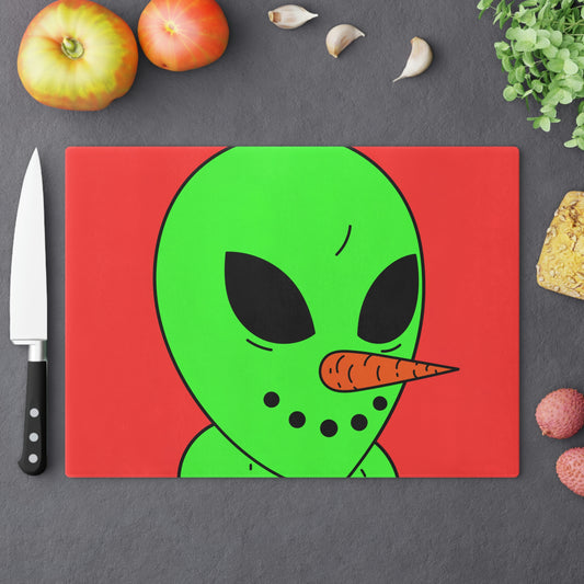 Tabla de cortar Veggie Visi Alien para visitantes vegetales 