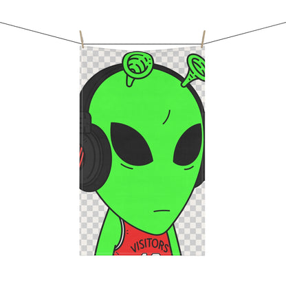 Green Antenna Sports Jersey Visitor Headphones Kitchen Towel