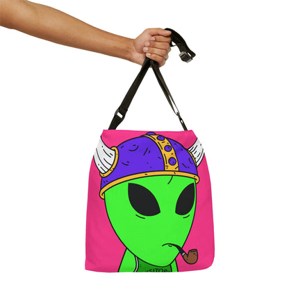 Viking Pipe Visitor Alien Adjustable Tote Bag (AOP)