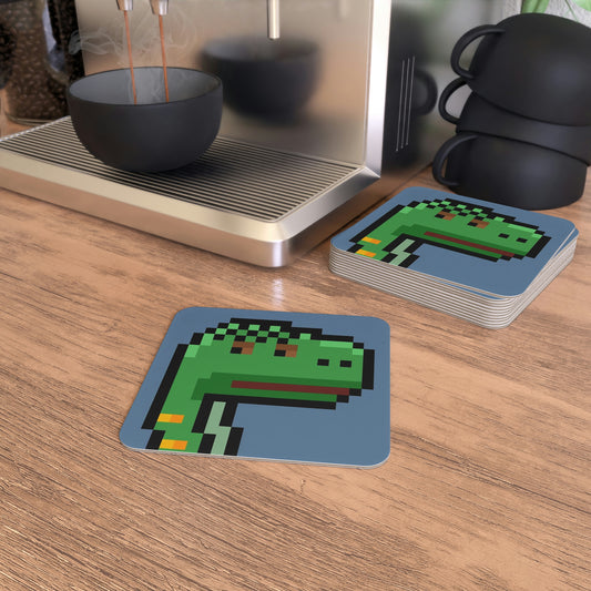 Dinosaur Dino Pixel Coasters (50, 100 pcs)