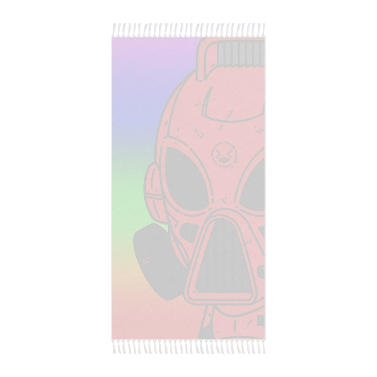 Paño De Playa Boho LOL Rainbow Armored Red Future Alien Cyborg Machine Visitante