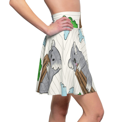 Falda skater para mujer Koala Bear Animal Tree Climber 