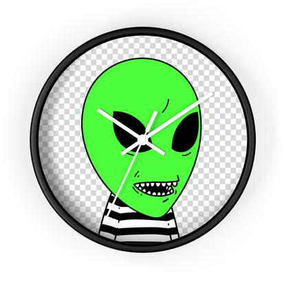 Clean Teeth Toothy Alien Wall clock