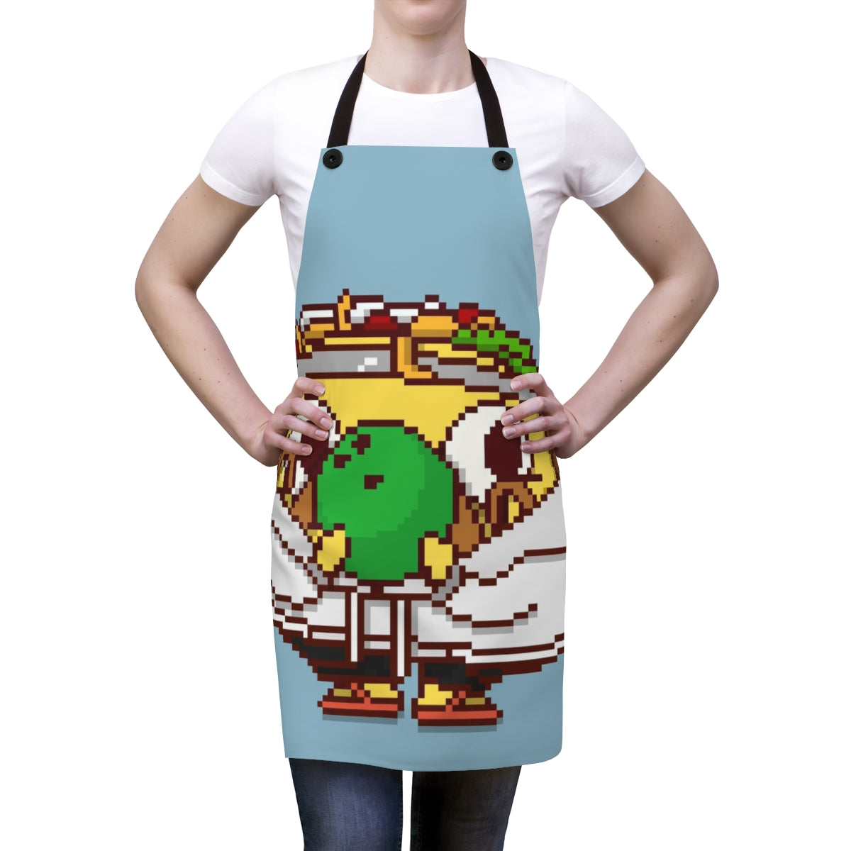 Bowling Ball Pro Player Taco Hooded Apron