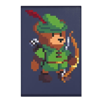 Robin Hood Hat Archer Bear Area Rugs