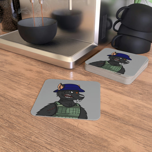 Army Wolf Coasters (50, 100 pcs)