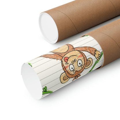 Graphic Monkey - Fun Zoo Clothing for Ape Lovers Premium Matte Vertical Posters