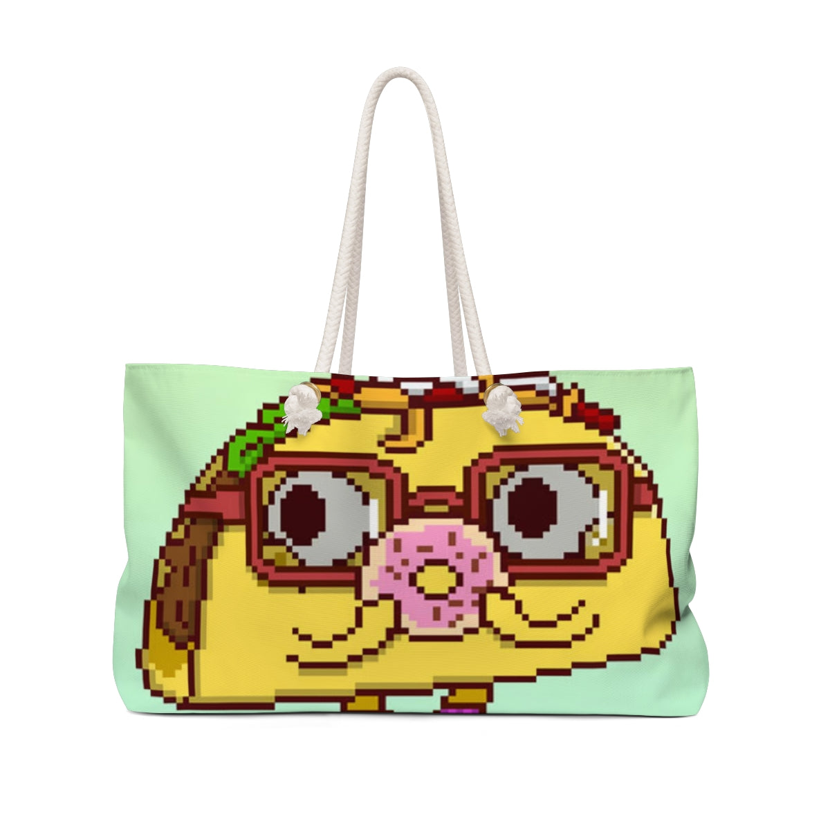 Donut Digital Taco Art Weekender Bag