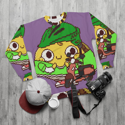 Scooter Hard Taco Bike Helmet AOP Unisex Sweatshirt