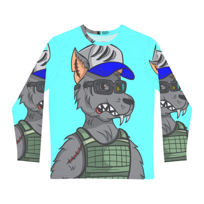 Army Wolve Wolf Men's Long Sleeve AOP Shirt