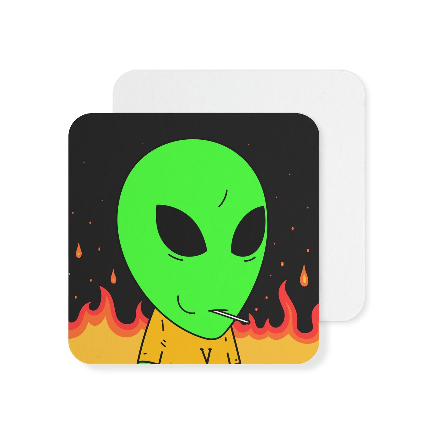 Fire Alien Species Sci Fi Coasters (50, 100 pcs)