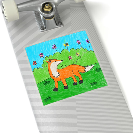 Fox Woodland Animal Foxy Kiss-Cut Stickers