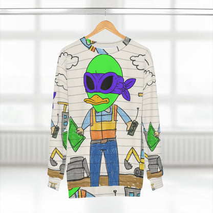 Contratista Edificio Capital Builder Visitante 751 Alien AOP Sudadera unisex 