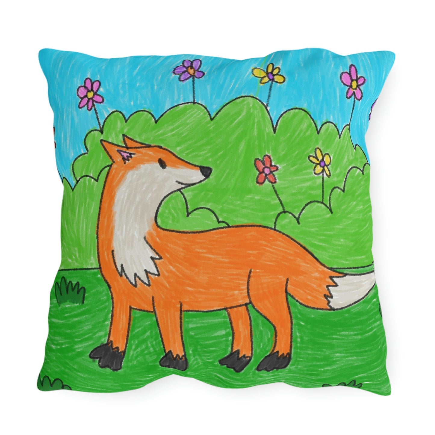 Fox Woodland Animal Foxy Outdoor Pillows