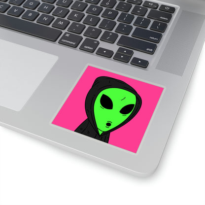 Anonymous Anon Alien Visitor Kiss-Cut Stickers