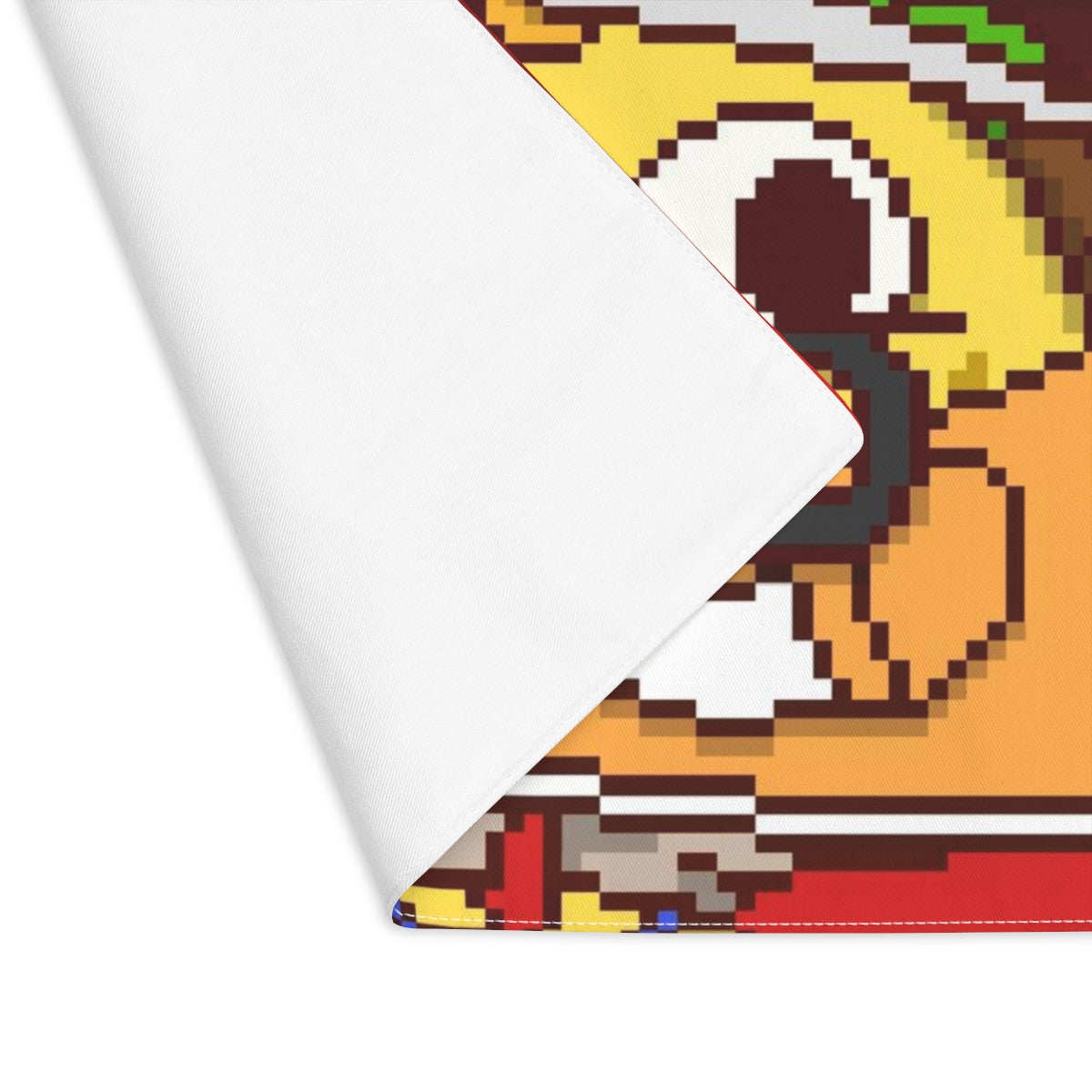 Karate Taco Flame Color Background Placemat