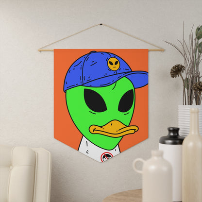 Anti Human Duck Visitor Green Alien Blue visi hat Pennant