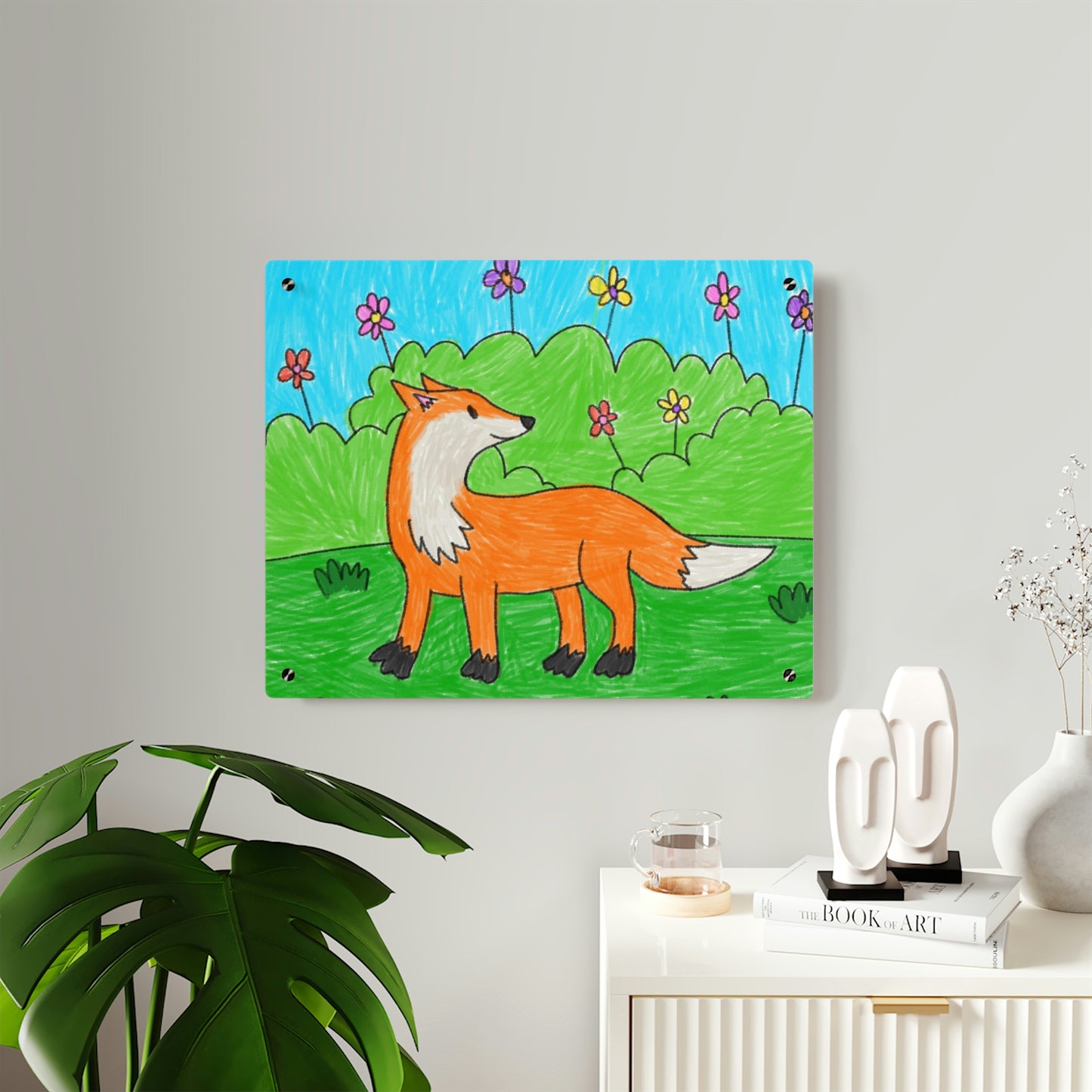 Fox Woodland Animal Foxy Acrylic Wall Art Panels