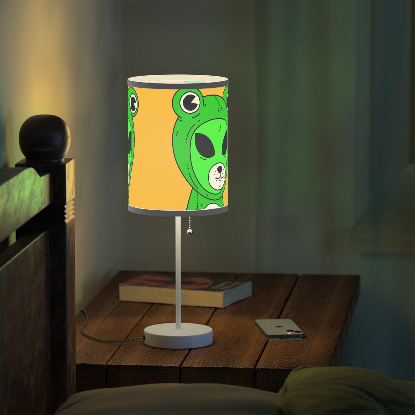 Frog Pepe Alien Visitor Lamp on a Stand, US|CA plug